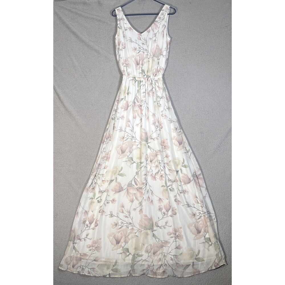 Show Me Your MuMu Cream Floral Maxi Dress